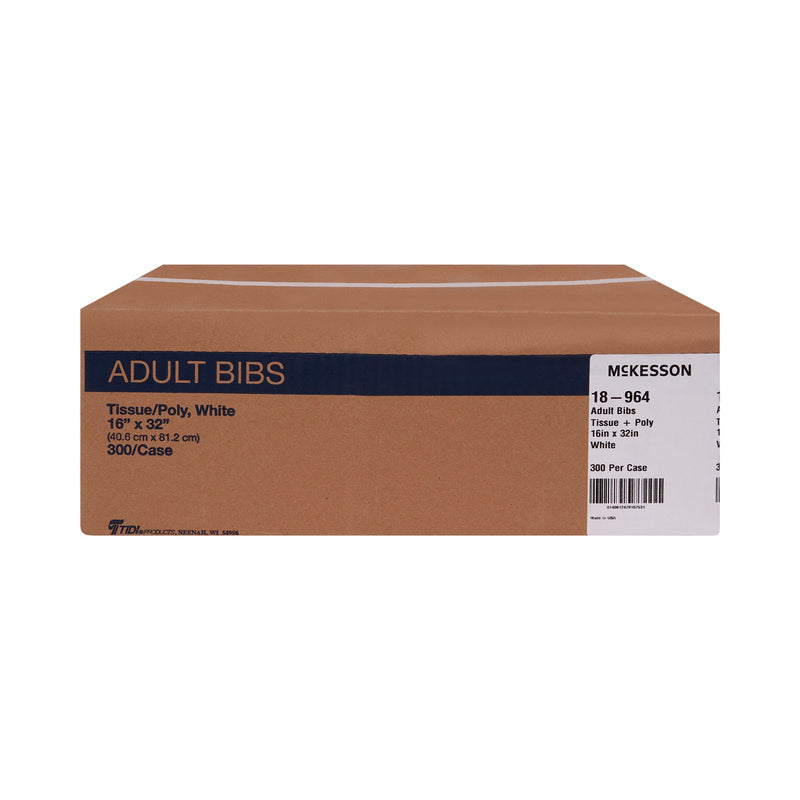 McKesson Bib Without Pocket -Case of 300 McKesson Bib Without Pocket -Case of 300
