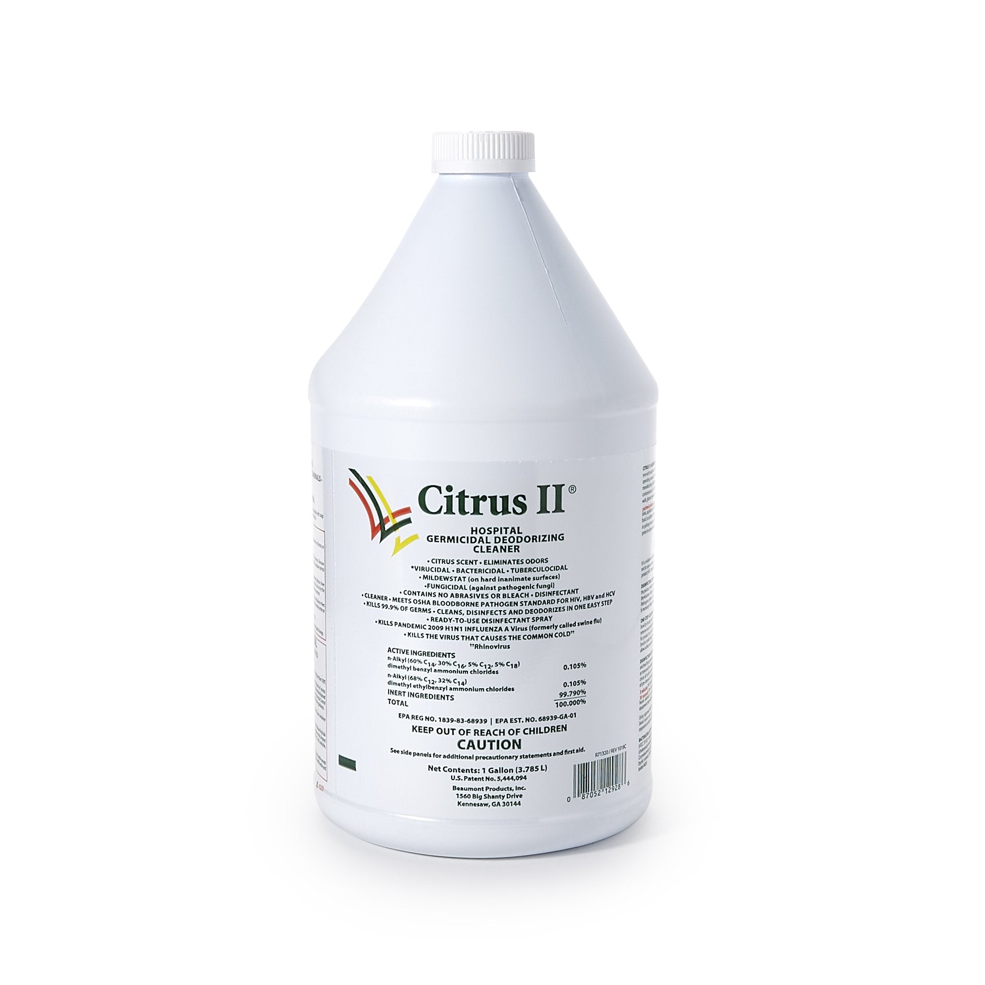 Citrus II Surface Disinfectant Cleaner, 1 gal. Jug -Case of 4 Citrus II Surface Disinfectant Cleaner, 1 gal. Jug -Case of 4