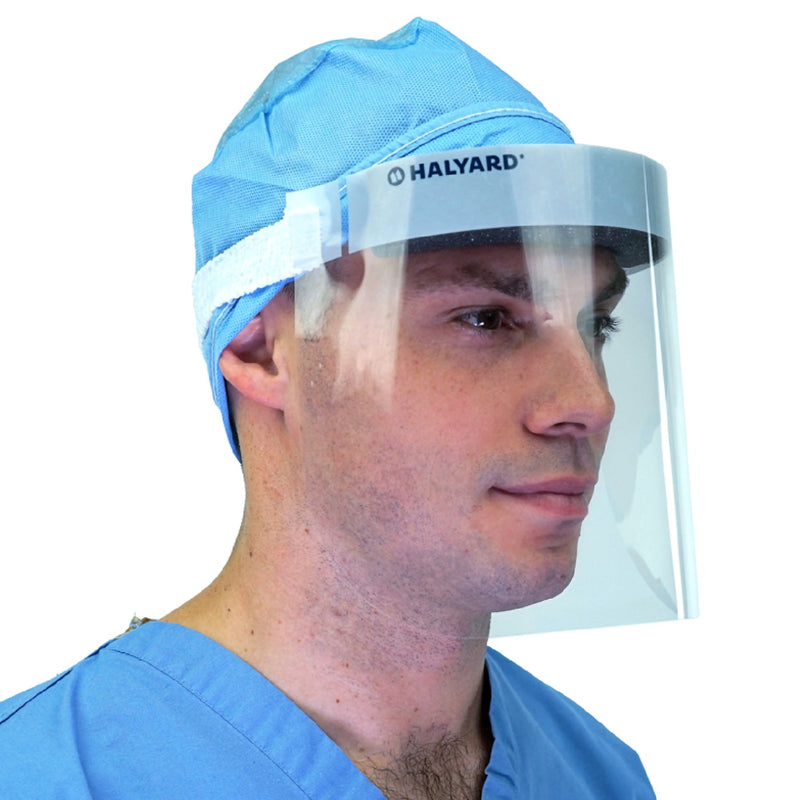 Halyard Face Shield 3/4 length -Case of 40 Halyard Face Shield 3/4 length -Case of 40