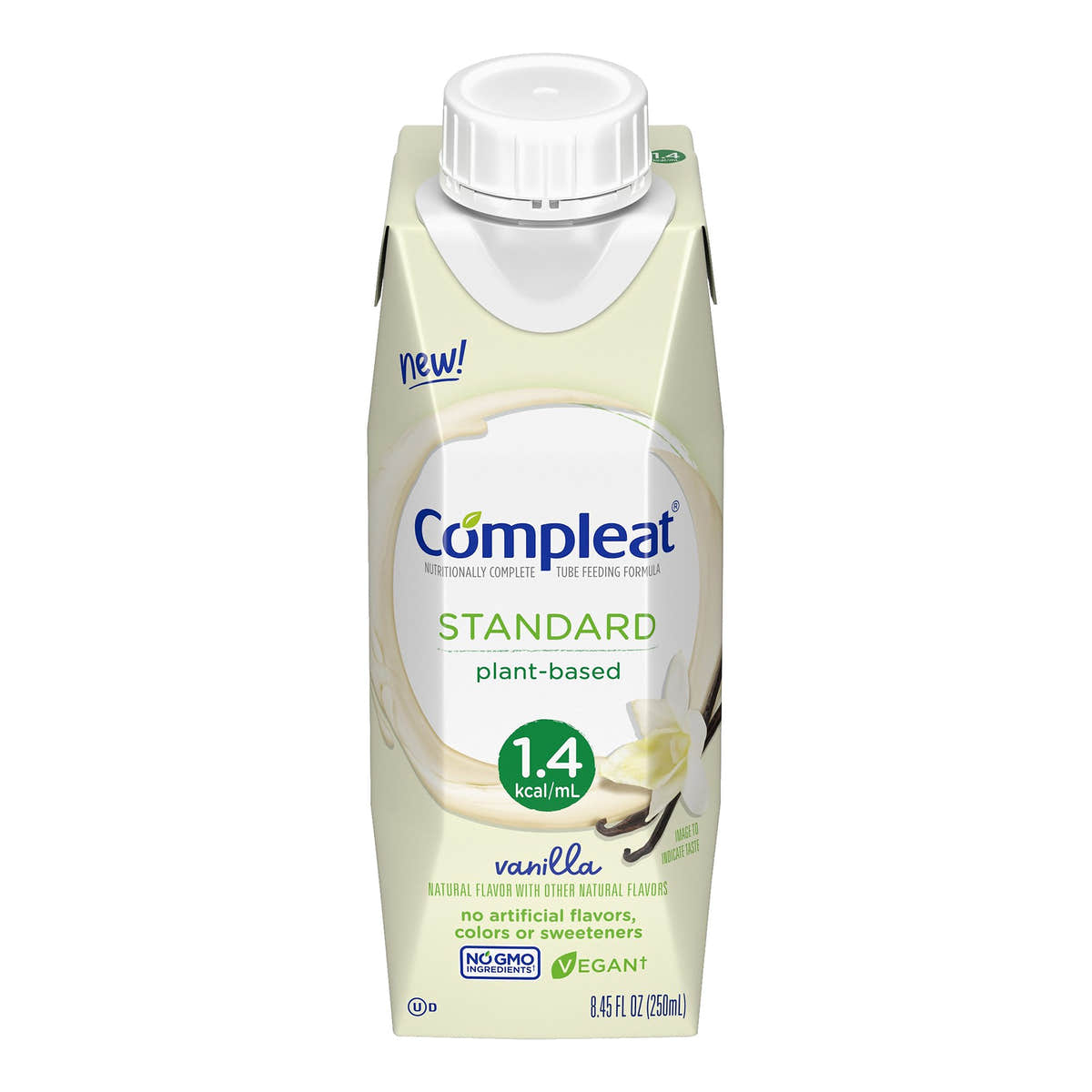 Compleat Oral Supplement / Tube Feeding Formula Standard 1.4 Cal, Ready to Use 8.45 oz. Carton -Case of 24 Compleat Oral Supplement / Tube Feeding Formula Standard 1.4 Cal, Ready to Use 8.45 oz. Carton -Case of 24