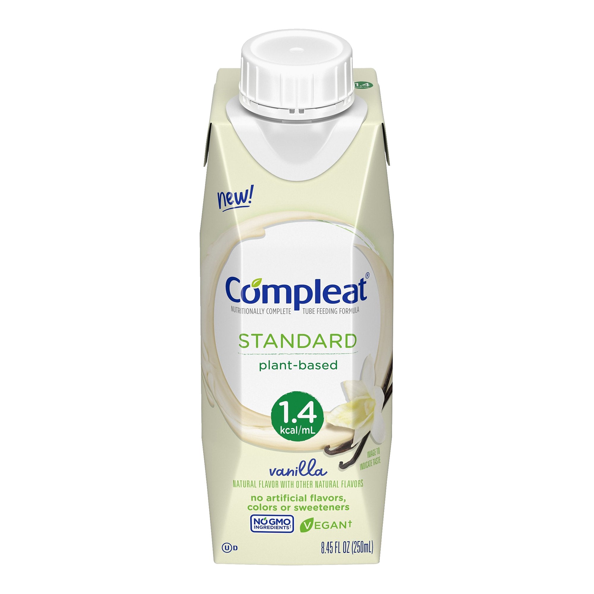 Compleat Oral Supplement / Tube Feeding Formula Standard 1.4 Cal, Ready to Use 8.45 oz. Carton -Case of 24 Compleat Oral Supplement / Tube Feeding Formula Standard 1.4 Cal, Ready to Use 8.45 oz. Carton -Case of 24