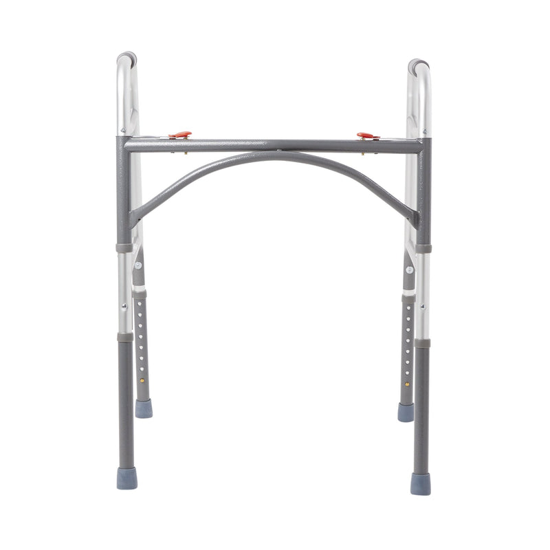 McKesson Steel Bariatric Folding Walker, 32½ – 39 Inch Height -Case of 2 McKesson Steel Bariatric Folding Walker, 32½ – 39 Inch Height -Case of 2
