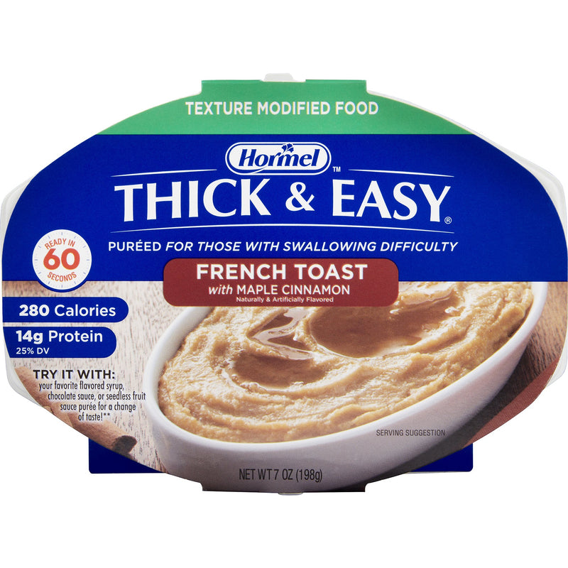 Thick & Easy Purées, Maple Cinnamon French Toast Purée, 7 oz. Tray -Case of 7 Thick & Easy Purées, Maple Cinnamon French Toast Purée, 7 oz. Tray -Case of 7