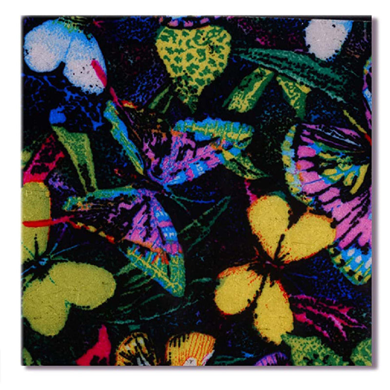 Nova Aluminum Offset Cane, Butterflies Print -Each Nova Aluminum Offset Cane, Butterflies Print -Each