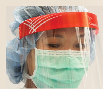Cardinal Health Face Shield, One Size Fits Most, Clear tint -Box of 25