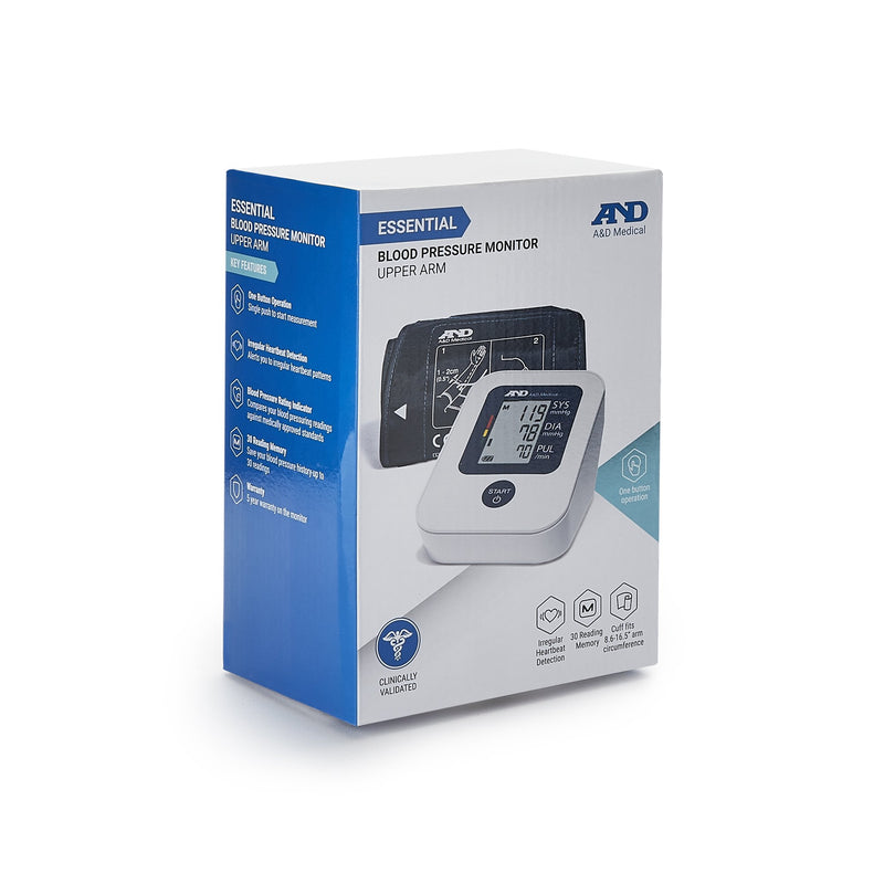 A&D Medical 1-Tube Automatic Digital Blood Pressure Monitor, Large -Each A&D Medical 1-Tube Automatic Digital Blood Pressure Monitor, Large -Each