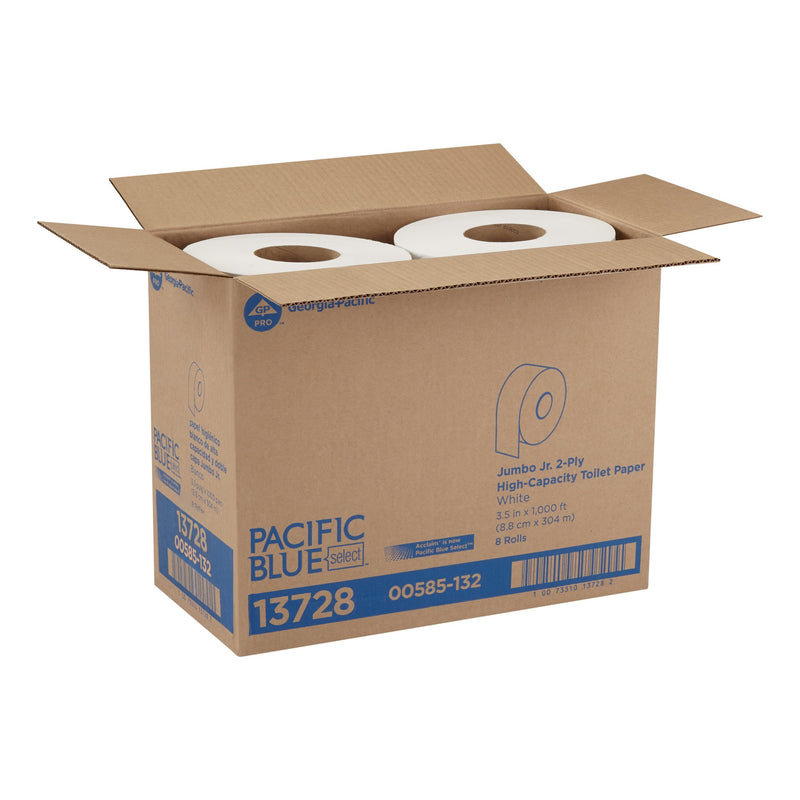 Pacific Blue Toilet Tissue -Case of 8 Pacific Blue Toilet Tissue -Case of 8
