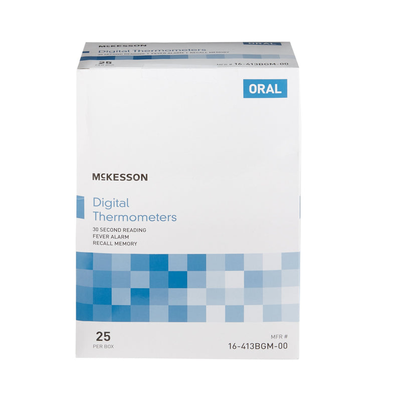McKesson entrust Digital Oral Thermometer -Box of 25 McKesson entrust Digital Oral Thermometer -Box of 25