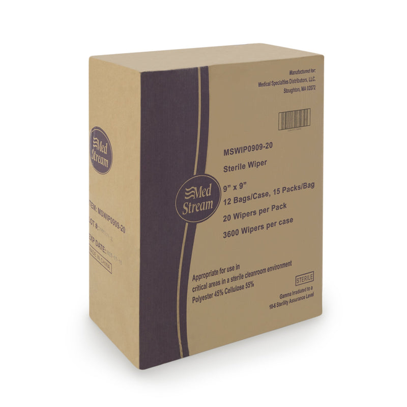 McKesson Cleanroom Wipes, 9 X 9 Inch -Bag of 15 McKesson Cleanroom Wipes, 9 X 9 Inch -Bag of 15