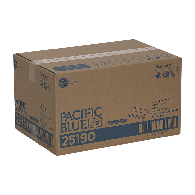 Pacific Blue Basic Paper Towel, 240 per Pack -Case of 10 Pacific Blue Basic Paper Towel, 240 per Pack -Case of 10