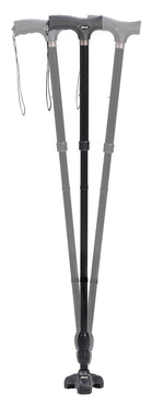 Flex-N-Go Aluminum Folding Cane, 32½ – 39½ Inch Height - 1118880_EA - 1 Flex-N-Go Aluminum Folding Cane, 32½ – 39½ Inch Height - 1118880_EA - 1