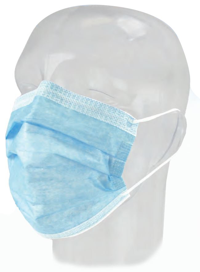FluidGard 160 Anti-Fog Procedure Mask, Blue - 1079086_BX - 1 FluidGard 160 Anti-Fog Procedure Mask, Blue - 1079086_BX - 1