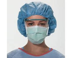 FluidShield Level 1 Anti-Fog Surgical Mask, Green -Box of 50 FluidShield Level 1 Anti-Fog Surgical Mask - 840894_CS - 2