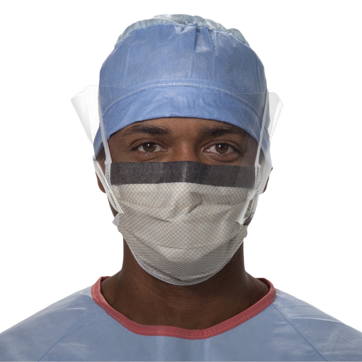 FluidShield Surgical Mask with Eye Shield - 199537_BX - 1 FluidShield Surgical Mask with Eye Shield - 199537_BX - 1