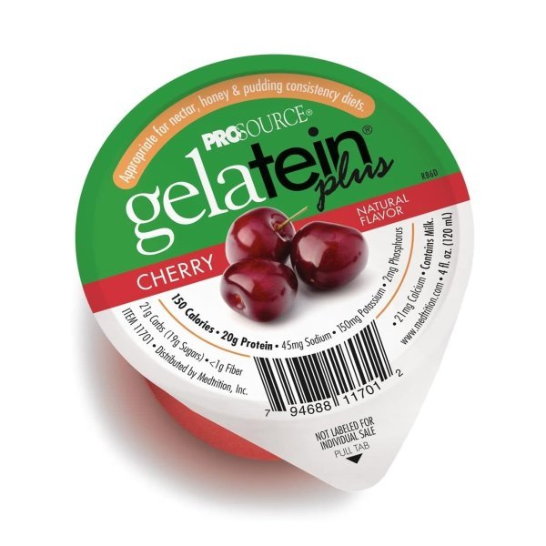 Gelatein Plus Cherry Oral Supplement, 4 oz. Cup - 1010081_CS - 1 Gelatein Plus Cherry Oral Supplement, 4 oz. Cup - 1010081_CS - 1