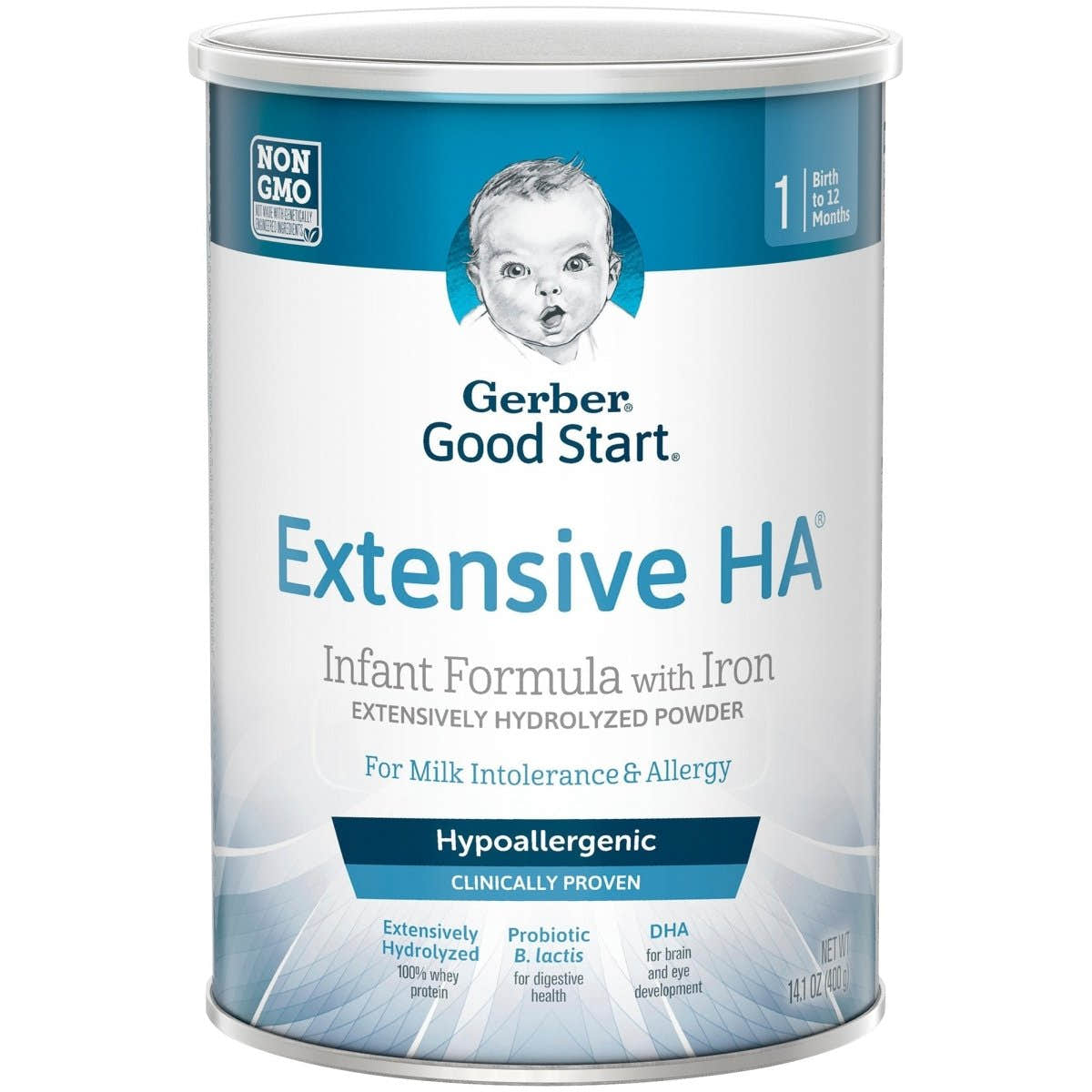 Gerber Extensive HA Powder Infant Formula, 14.1 oz. Can - 979091_CS - 1 Gerber Extensive HA Powder Infant Formula, 14.1 oz. Can - 979091_CS - 1