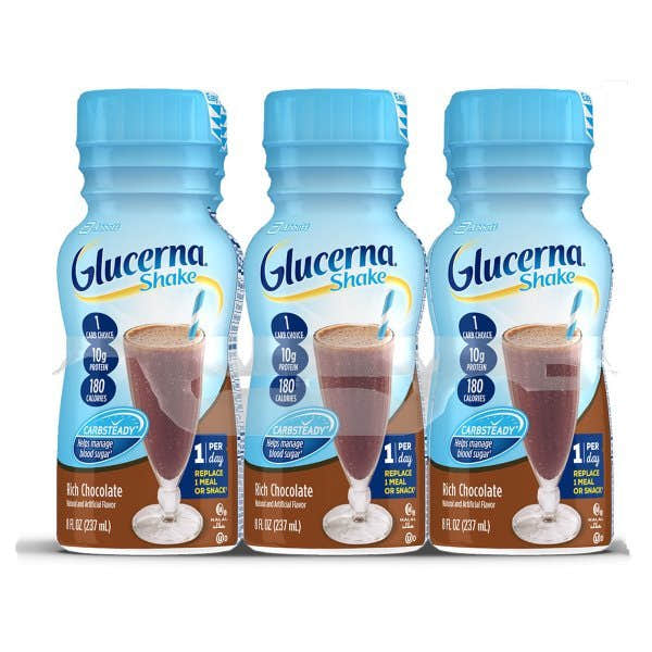 Glucerna Shake Ready to Use 8 oz. Bottles - 649274_PK - 4 Glucerna Shake Ready to Use 8 oz. Bottles - 649274_PK - 4