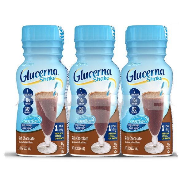 Glucerna Shake Ready to Use 8 oz. Bottles - 649274_PK - 4 Glucerna Shake Ready to Use 8 oz. Bottles - 649274_PK - 4