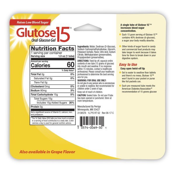 Glutose 15 Glucose Supplement - 580125_PK - 3 Glutose 15 Glucose Supplement - 580125_PK - 3