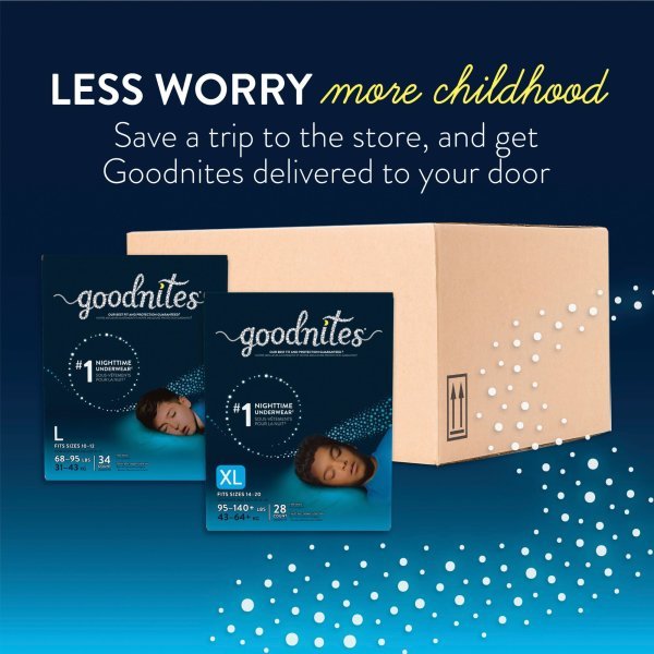 GoodNites Absorbent Underwear - 1184206_CS - 25 GoodNites Absorbent Underwear - 1184206_CS - 25