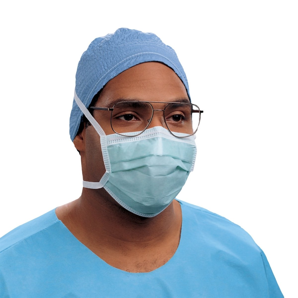Halyard Anti-Fog Surgical Mask, Green - 418295_BX - 1 Halyard Anti-Fog Surgical Mask, Green - 418295_BX - 1
