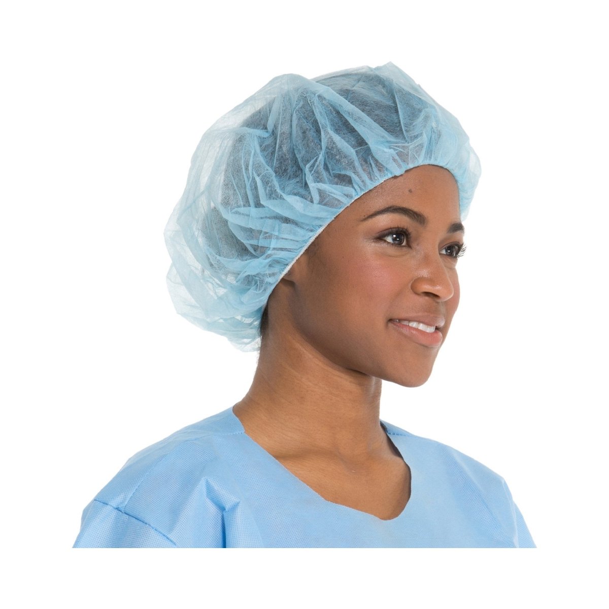 Halyard Spunbound Bouffant Cap, Large -Box of 100 Halyard Spunbound Bouffant Cap - 568460_CS - 2