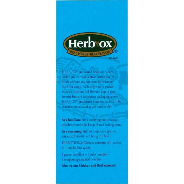 Herb-Ox Vegetable Bouillon Instant Broth - 1142005_BX - 1 Herb-Ox Vegetable Bouillon Instant Broth - 1142005_BX - 2