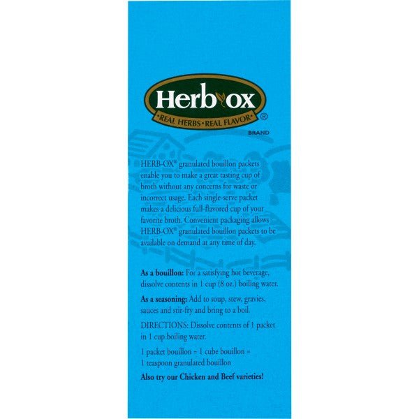 Herb-Ox Vegetable Bouillon Instant Broth - 1142005_BX - 2 Herb-Ox Vegetable Bouillon Instant Broth - 1142005_BX - 2