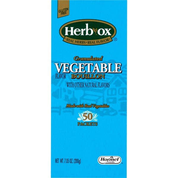 Herb-Ox Vegetable Bouillon Instant Broth - 1142005_BX - 1 Herb-Ox Vegetable Bouillon Instant Broth - 1142005_BX - 1