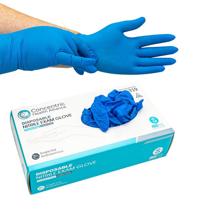Huayuan Nitrile Exam Gloves - 1221132_BX - 4 Huayuan Nitrile Exam Gloves - 1221132_BX - 4