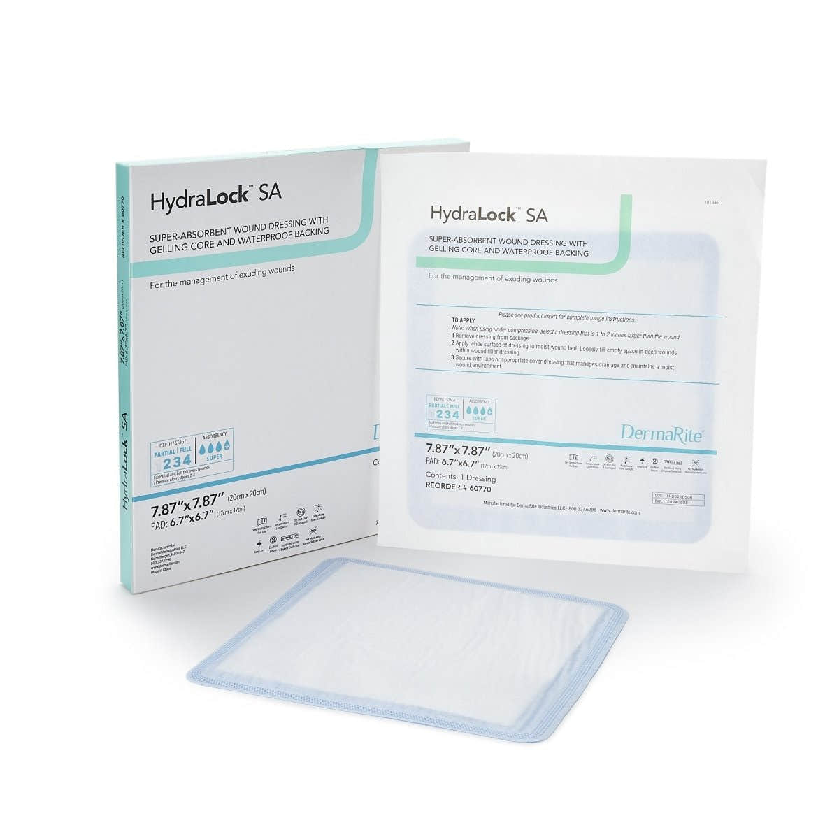 Hydralock Sa Super Absorbent Dressing - 1154027_BX - 1 Hydralock Sa Super Absorbent Dressing - 1154027_BX - 1