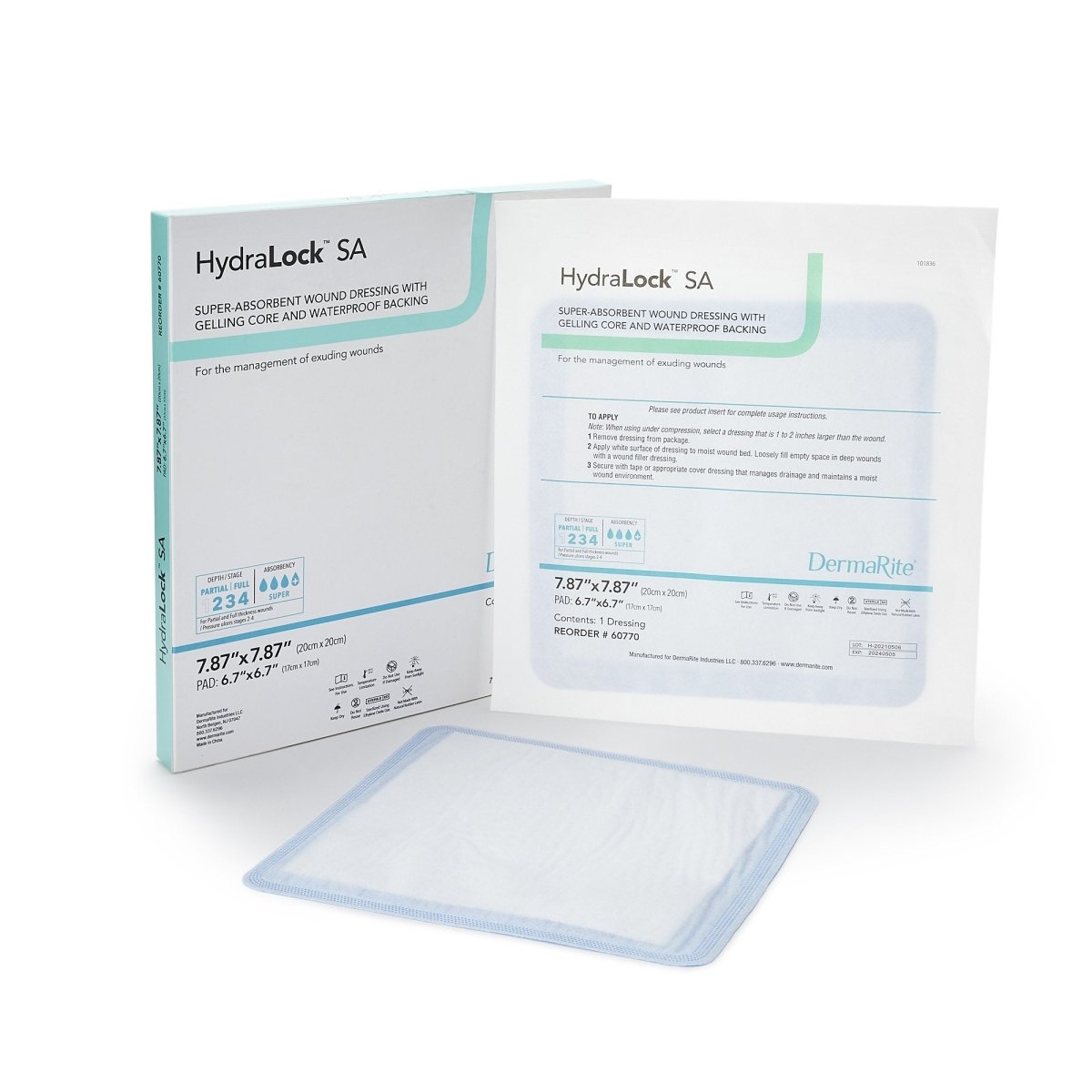 Hydralock Sa Super Absorbent Dressing - 1154027_BX - 1 Hydralock Sa Super Absorbent Dressing - 1154027_BX - 1
