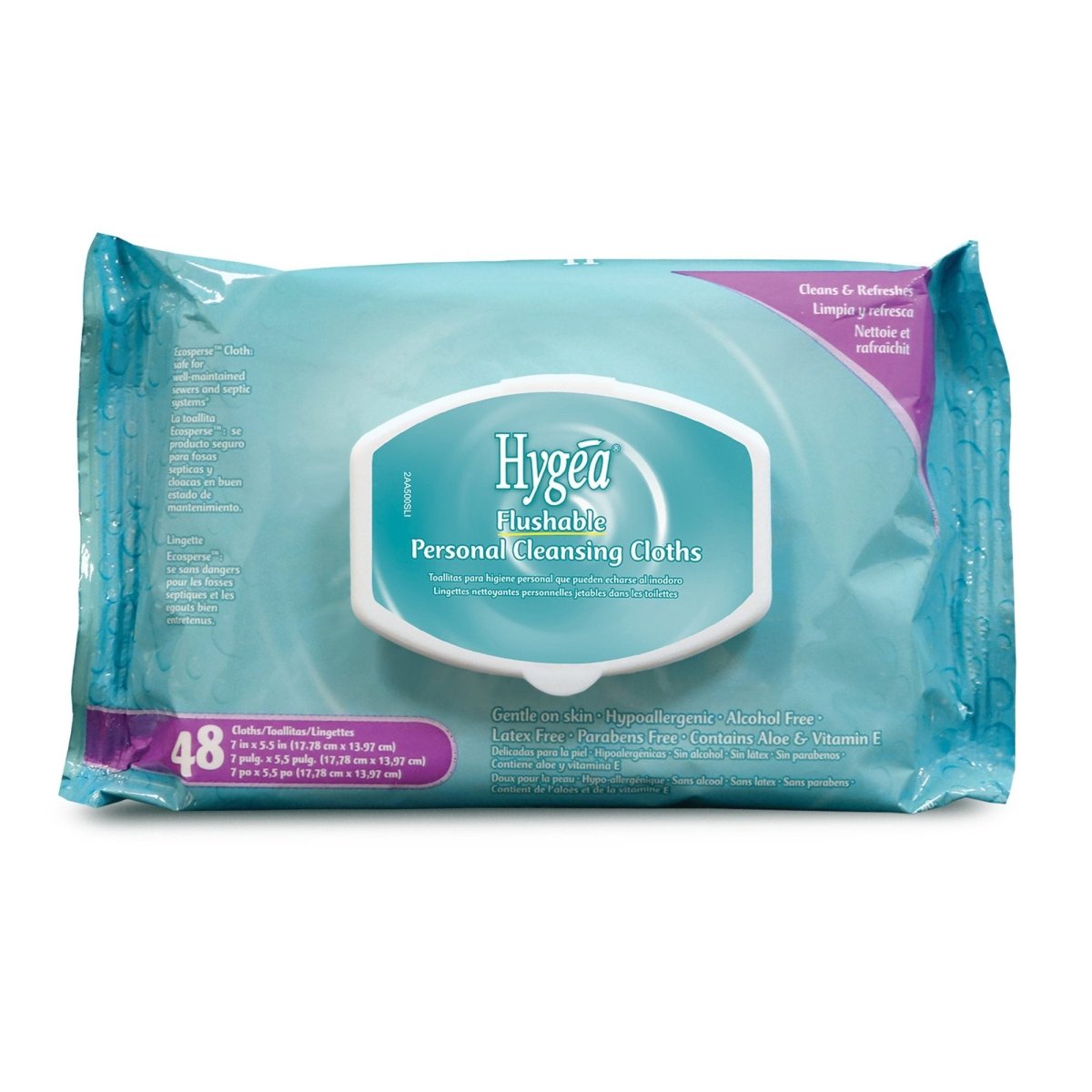 Hygea Floral Scent Personal Cleansing Cloths - 461596_CS - 1 Hygea Floral Scent Personal Cleansing Cloths - 461596_CS - 1