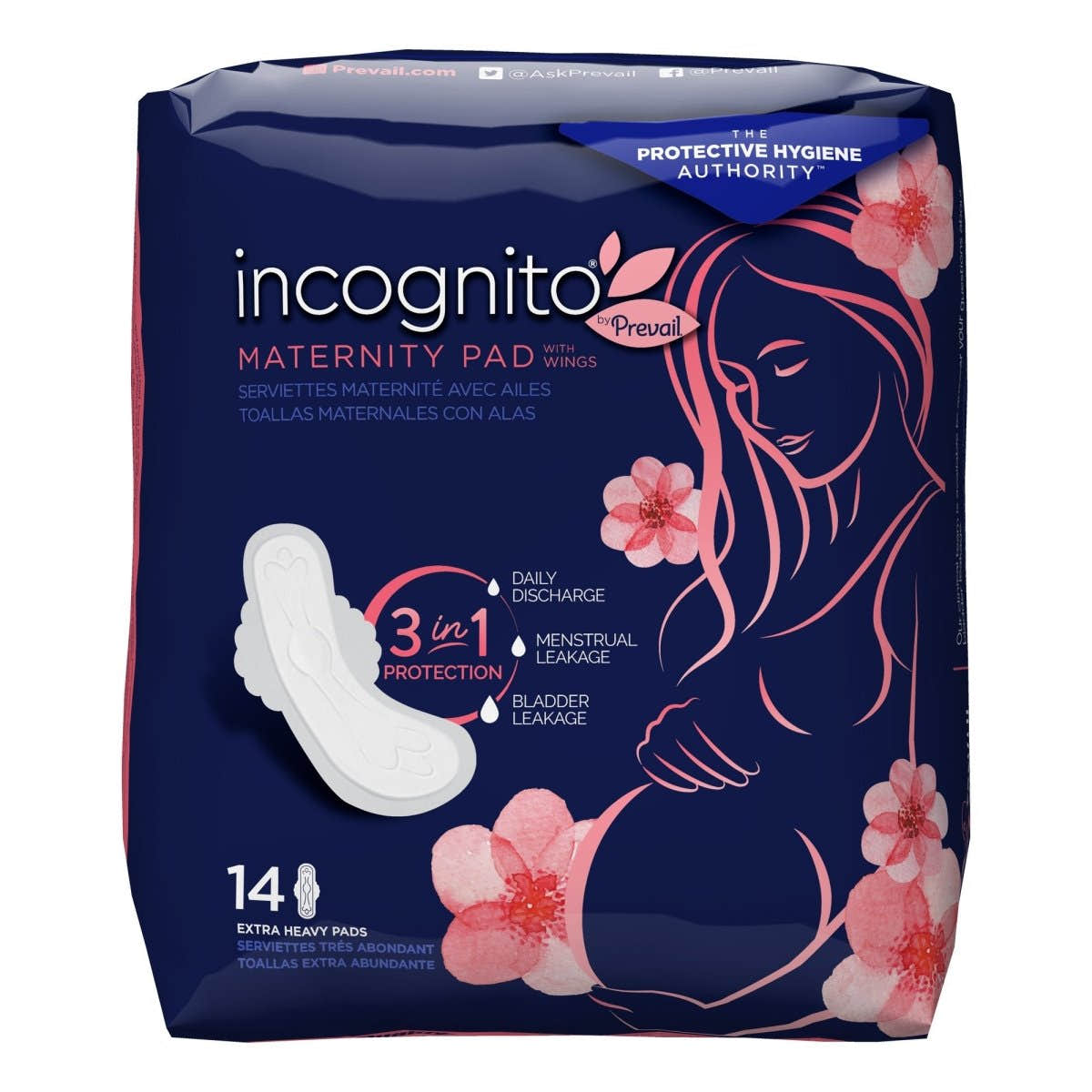 Incognito By Prevail Extra Heavy Maternity Pad - 1184037_BG - 1 Incognito By Prevail Extra Heavy Maternity Pad - 1184037_BG - 1