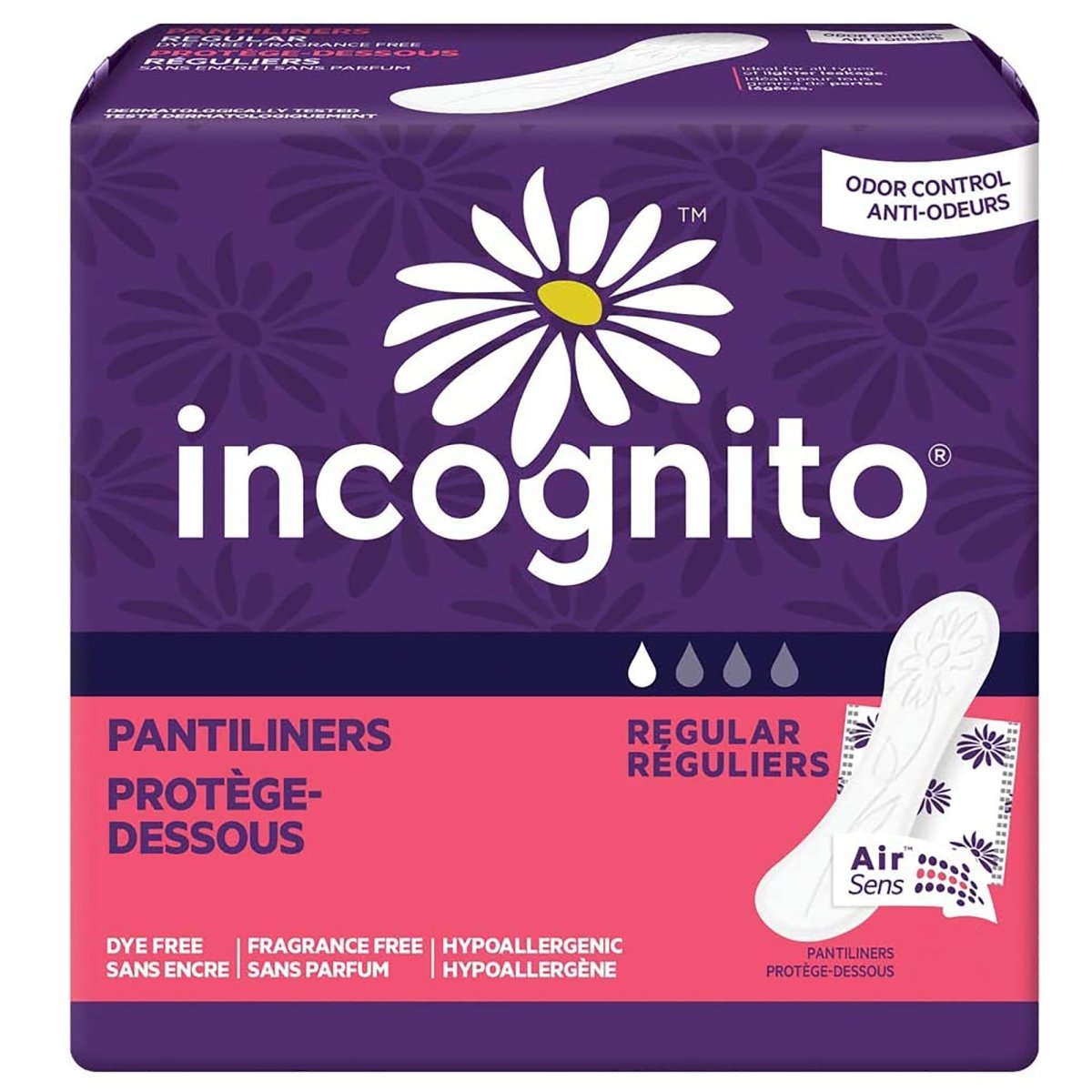 Incognito Everyday Panty Liner, Long - 1146047_CS - 1 Incognito Everyday Panty Liner, Long - 1146047_CS - 1