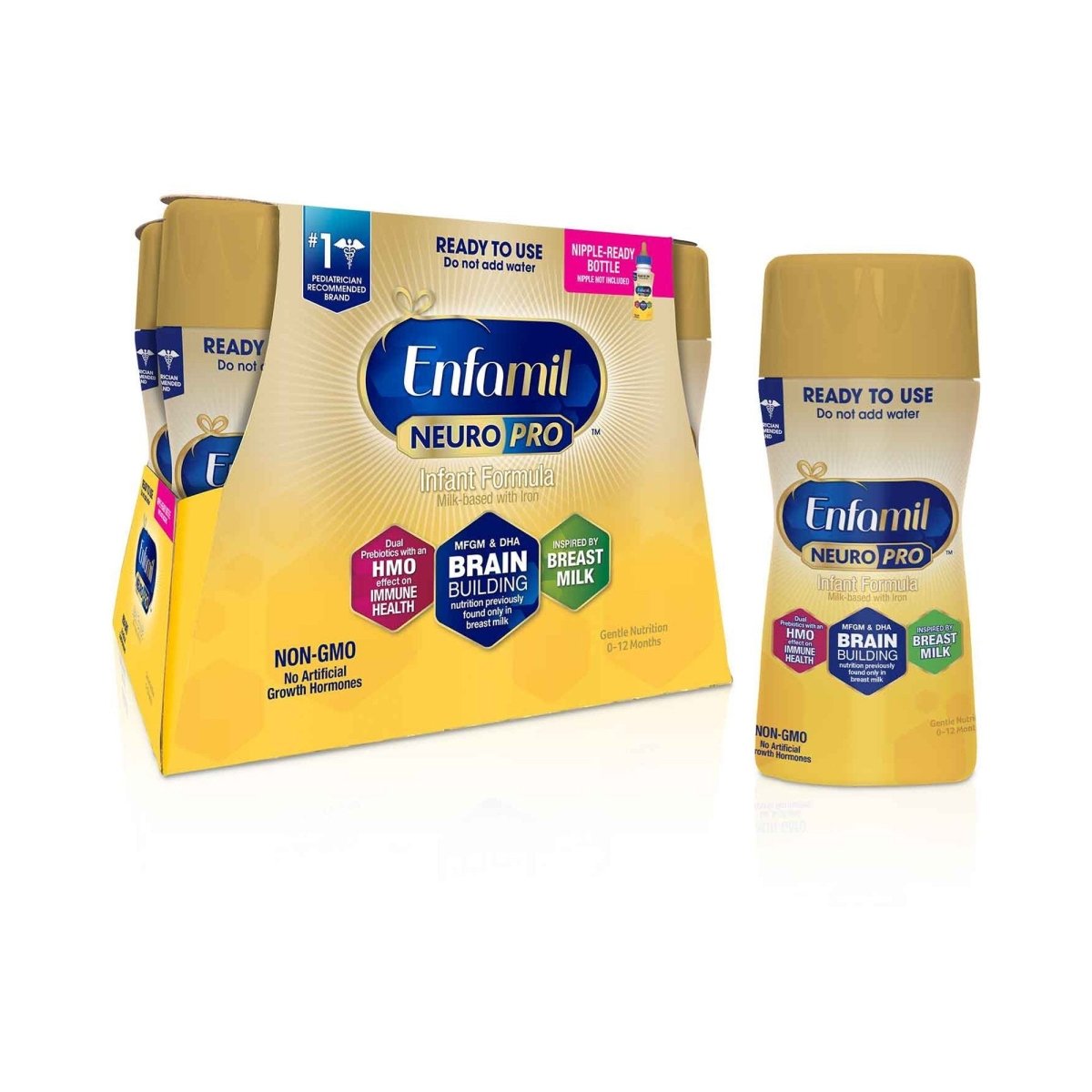 Infant Formula Enfamil NeuroPro 8 oz. Bottle Ready to Use - 1201019_CS - 1 Infant Formula Enfamil NeuroPro 8 oz. Bottle Ready to Use - 1201019_CS - 1