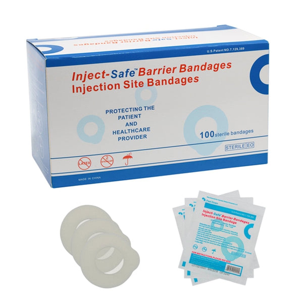 Inject Safe Adhesive Barrier Strips - 1075560_BX - 1 Inject Safe Adhesive Barrier Strips - 1075560_BX - 1