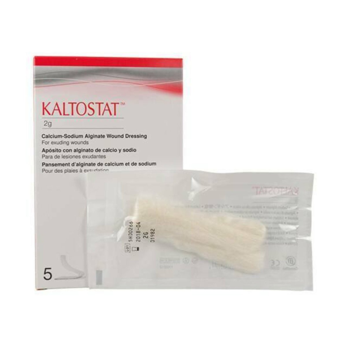 Kaltostat Calcium Alginate Dressing, 2 Gram - 192149_CT - 1 Kaltostat Calcium Alginate Dressing, 2 Gram - 192149_CT - 1
