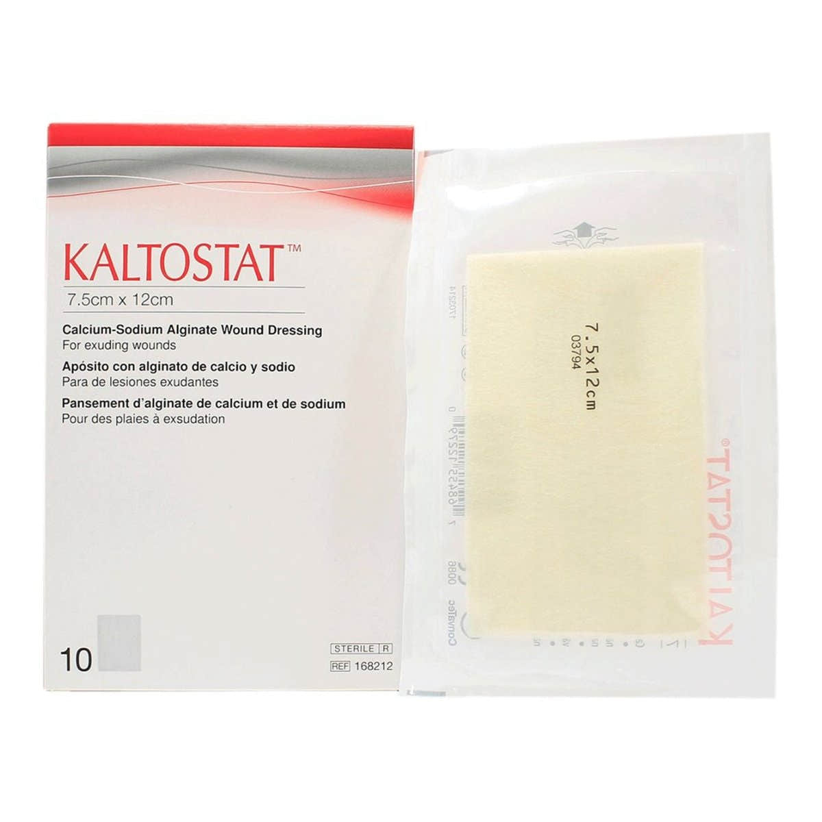 Kaltostat Calcium Alginate Dressing, 3 x 4¾ Inch - 192150_CT - 1 Kaltostat Calcium Alginate Dressing, 3 x 4¾ Inch - 192150_CT - 1