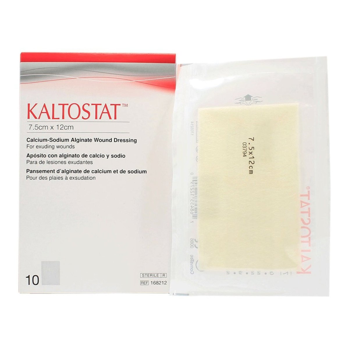 Kaltostat Calcium Alginate Dressing, 3 x 4¾ Inch - 192150_CT - 1 Kaltostat Calcium Alginate Dressing, 3 x 4¾ Inch - 192150_CT - 1