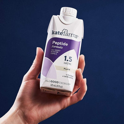 Kate Farms Peptide 1.5 Oral Supplement / Tube Feeding Formula, Plain Flavor, 11 oz. Carton - 1053183_EA - 4 Kate Farms Peptide 1.5 Oral Supplement / Tube Feeding Formula, Plain Flavor, 11 oz. Carton - 1053183_EA - 4