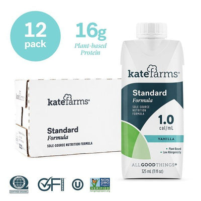 Kate Farms Standard 1.0 Oral Supplement / Tube Feeding Formula, Chocolate Flavor, 11 oz. Carton - 1053182_EA - 5 Kate Farms Standard 1.0 Oral Supplement / Tube Feeding Formula, Chocolate Flavor, 11 oz. Carton - 1053182_EA - 5