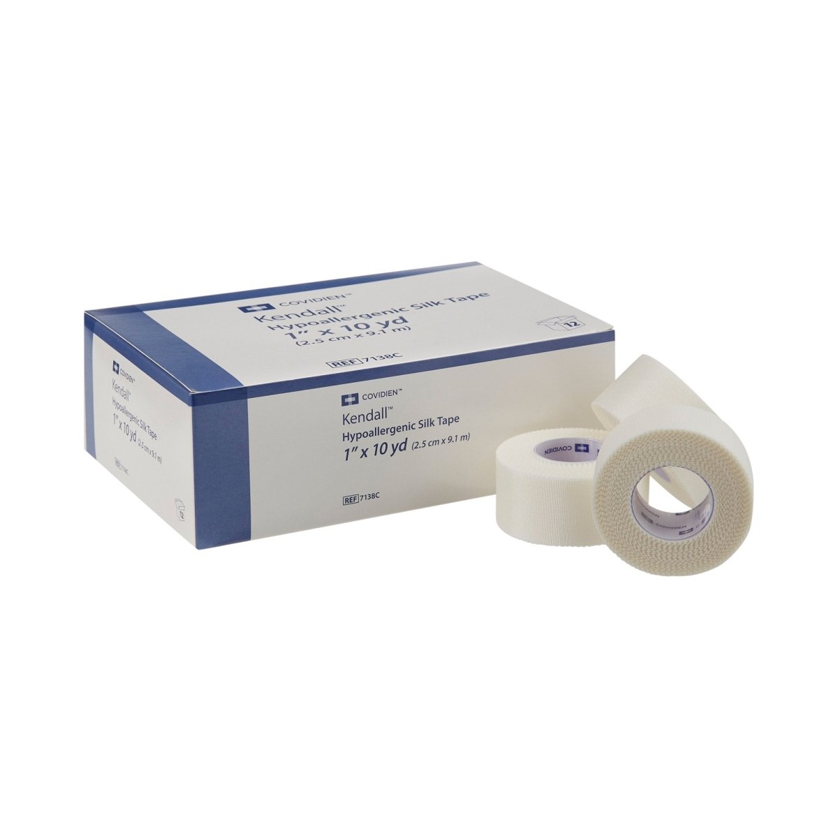 Kendall Hypoallergenic Silk Like Cloth Medical Tape - 696201_BX - 1 Kendall Hypoallergenic Silk Like Cloth Medical Tape - 696201_BX - 1