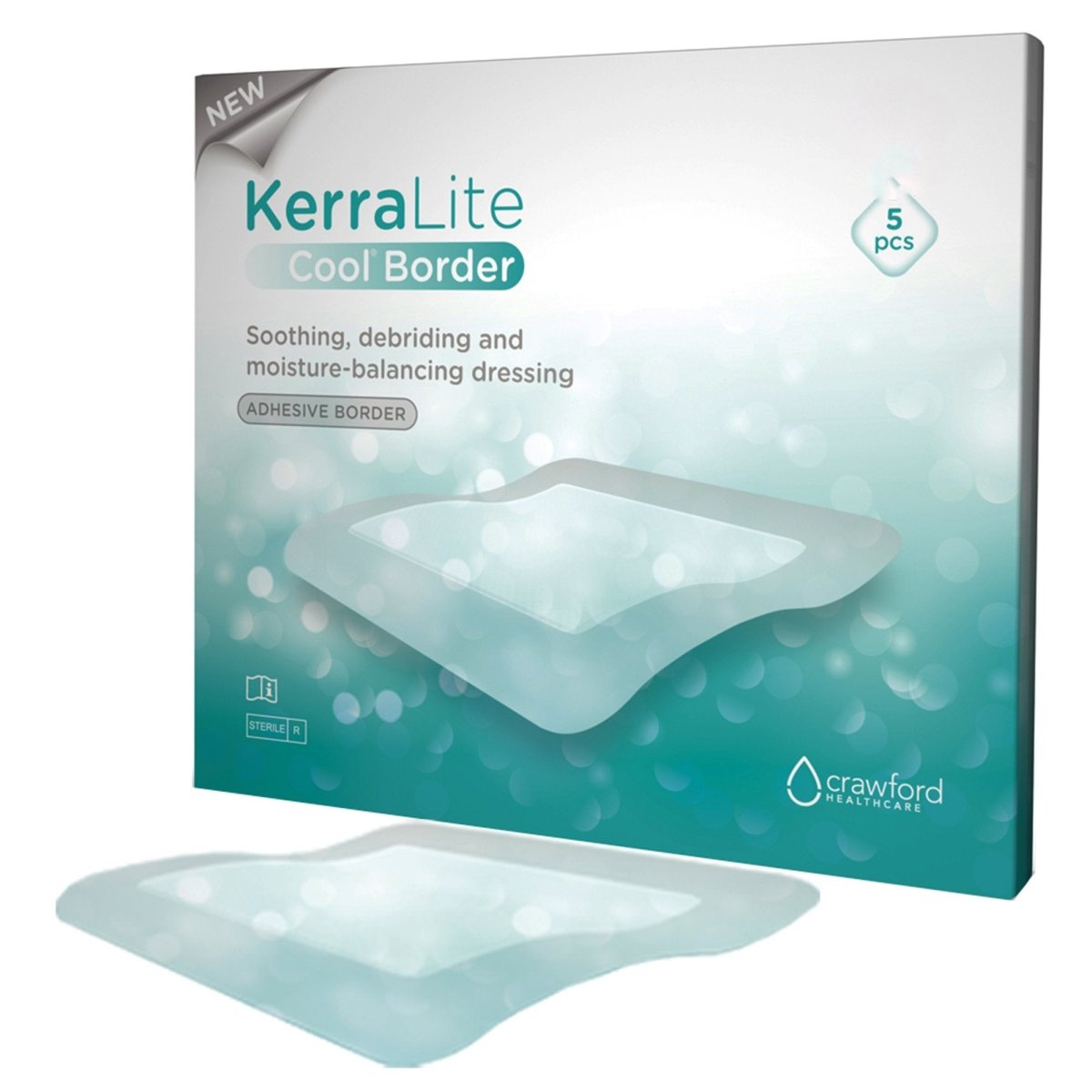 KerraLite Cool Hydrogel Dressing, 4 x 4 Inch - 1189331_CS - 1 KerraLite Cool Hydrogel Dressing, 4 x 4 Inch - 1189331_CS - 1