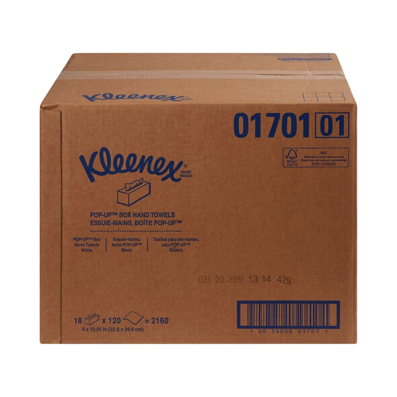 Kleenex 1-Ply Guest Towel Pop-Up Box - 579321_CS - 10 Kleenex 1-Ply Guest Towel Pop-Up Box - 579321_CS - 10