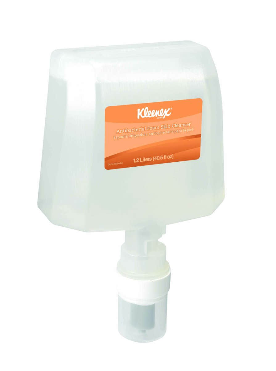 Kleenex Antimicrobial Soap 1200 Ml Dispenser Refill Bottle - 724942_CS - 1 Kleenex Antimicrobial Soap 1200 Ml Dispenser Refill Bottle - 724942_CS - 1