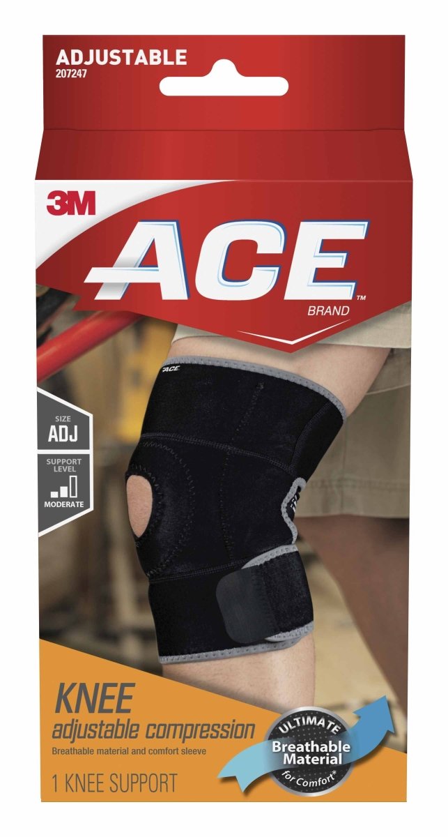 Knee Brace 3M Ace One Size Fits Most Left or Right Knee - 1093104_EA - 1 Knee Brace 3M Ace One Size Fits Most Left or Right Knee - 1093104_EA - 1