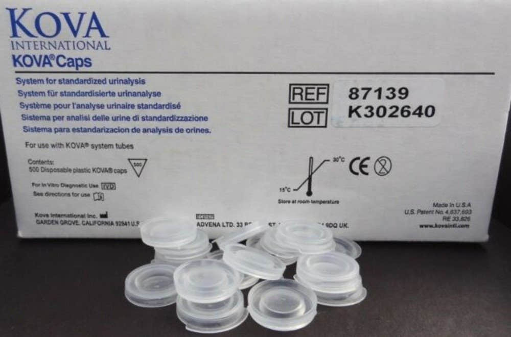 Kova Snap Cap Urinalysis Cap - 142852_BX - 1 Kova Snap Cap Urinalysis Cap - 142852_BX - 1