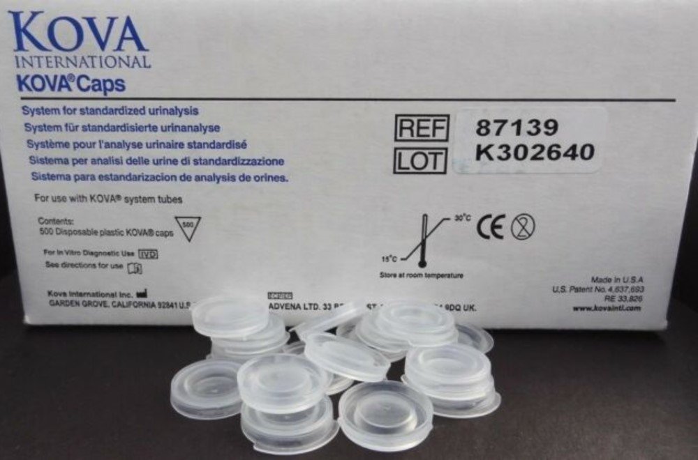 Kova Snap Cap Urinalysis Cap - 142852_BX - 1 Kova Snap Cap Urinalysis Cap - 142852_BX - 1