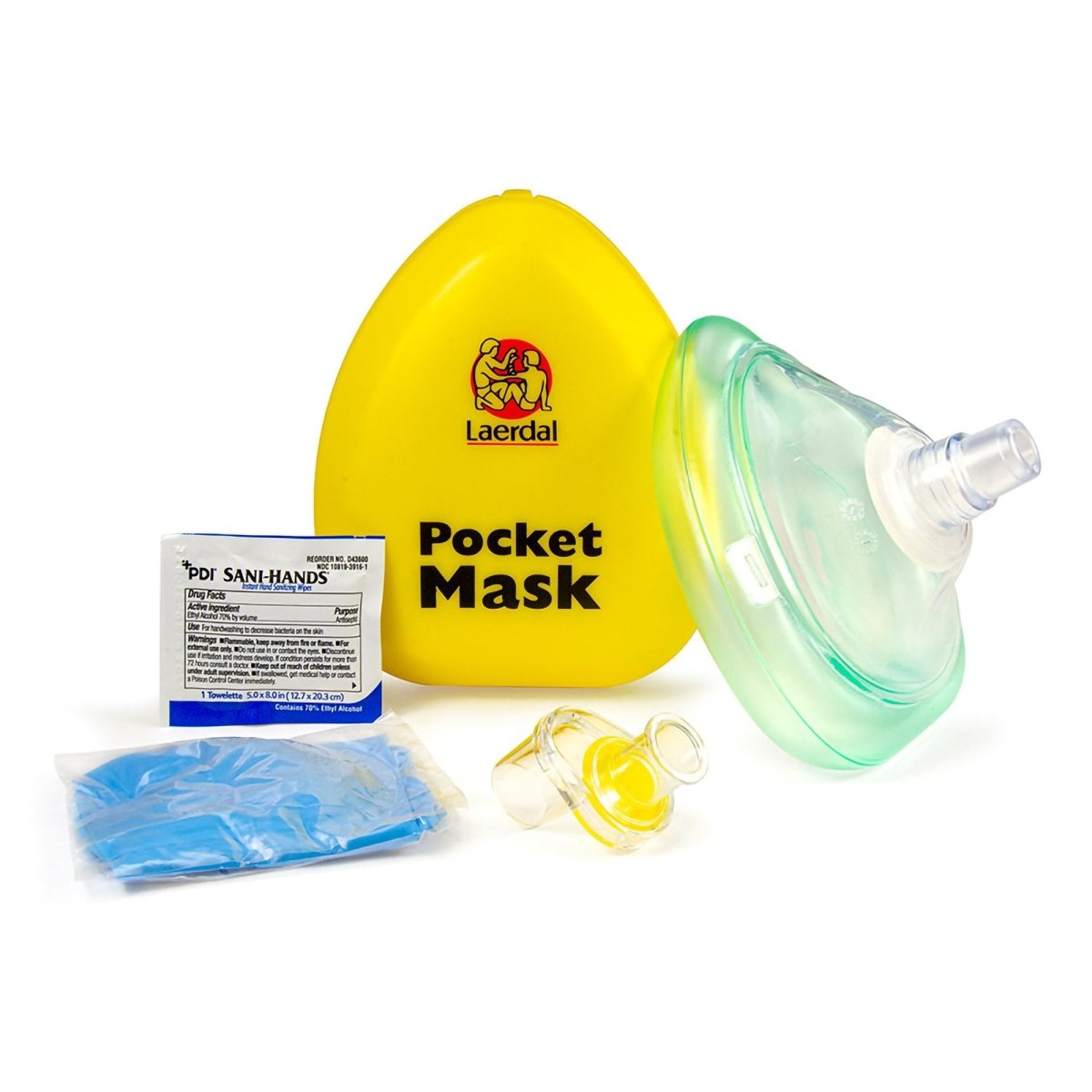 Laerdal Pocket Mask Cpr Resusitation Mask Kit - 250976_EA - 1 Laerdal Pocket Mask Cpr Resusitation Mask Kit - 250976_EA - 1